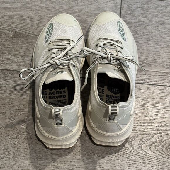 Keen Womens Size 8 Zionic Speed Hiking Shoes Sneakers Birch Granite Green New - Picture 3 of 8